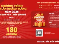 Chương trình tri ân khách hàng “Vòng quay mê ly – Nhận quà như ý” – Mùa 3